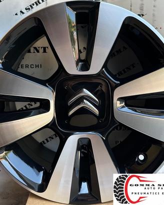 4 CERCHI IN LEGA ORIGINALI R16 CITROEN C3 AIRCROSS