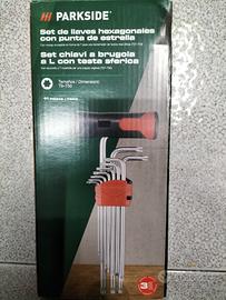 Set chiavi Brugola L Parkside nuovo Sigillato 