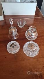 oggetto in cristallo e argento 