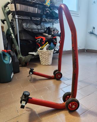 cavalletto alzamoto posteriore  + supporti