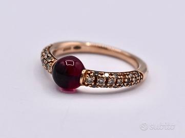 pomellato anello m'ama on m'ama oro diamanti