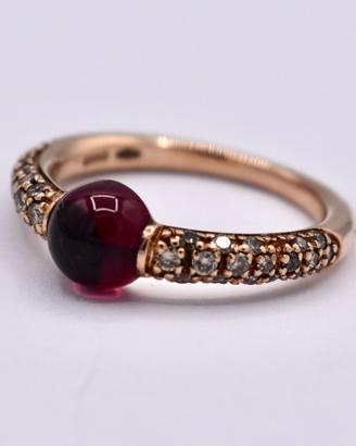 pomellato anello m'ama on m'ama oro diamanti