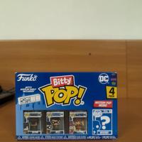 Bitty Pop 4‑pack Batman + Robin + Scarecrow + Myst