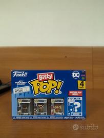 Bitty Pop 4‑pack Batman + Robin + Scarecrow + Myst