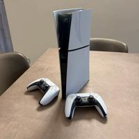 PS5 Slim Digital Edition 1TB + 2 Controller