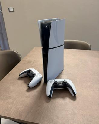 PS5 Slim Digital Edition 1TB + 2 Controller