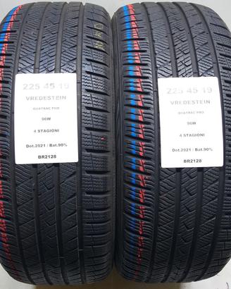 2 GOMME 225 45 19 VREDESTEIN BR2128
