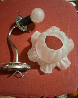 Lampada applique vetro 