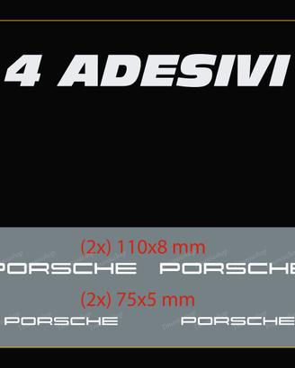 Replica adesivi pinze freni Porsche