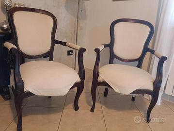 Coppia poltrone antiche