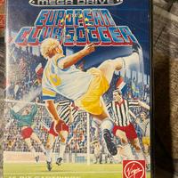 Videogioco European Club Soccer per mega drive