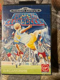 Videogioco European Club Soccer per mega drive