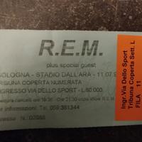 ticket R.E.M. 1999 Bologna