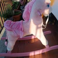 dandolo cavallo rosa per bambini 