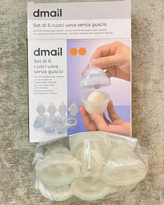 Set 6 Cuoci Uova Dmail Senza Guscio