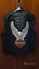 gilet pelle Harley Davidson 