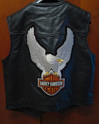 gilet pelle Harley Davidson 
