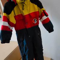 tuta intera sci multicolor