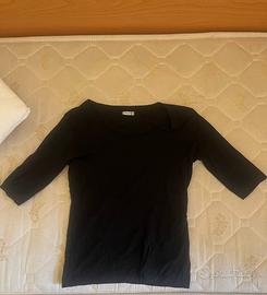 Maglia nera donna elegante | basic versatile