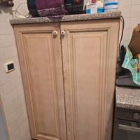 Credenza Cucina in Legno con Piano in Granito 