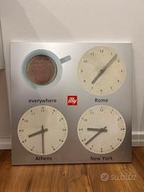 Orologio Pubblicitario Vintage Illy Design