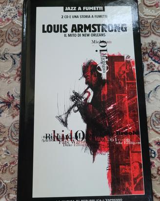Louis Armstrong  2 CD + Storia a Fumetti