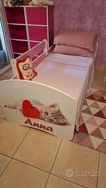 letto singolo bambina 
