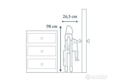 seggiolone pappe Inglesina My time color pepper