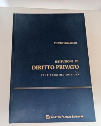 Istituzioni di Diritto Privato Trimarchi