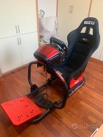 Sim Rig Sparco Evolve con sedile Sparco REV