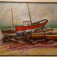 Quadro Barche 30x45 con cornice