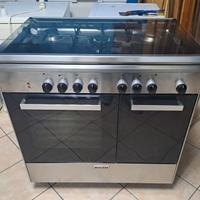 cucina a gas GLEM 5 fuochi forno elett. ventilato