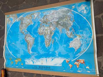 Mappa/planisfero National Geographic