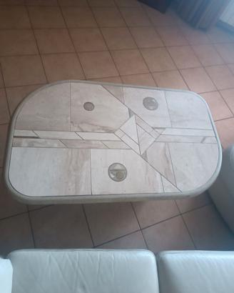 Tavolino in Travertino FEDAM – Design Renato Zevi