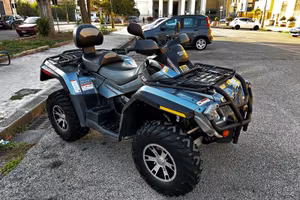 Can am outlander 800 Max ltd Quad atv targa bianca
