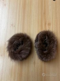 Polsini - Manicotti in vera pelliccia di Marmotta