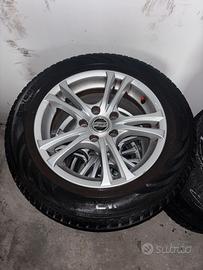 SET 4 CERCHI LEGA OPEL/CHEVR 16”+GOMME 215/60/16