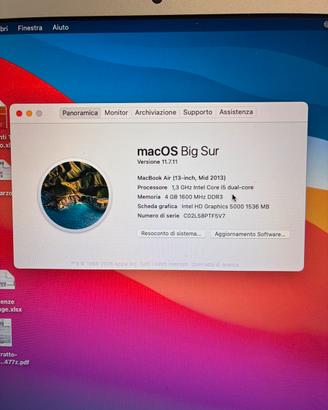 Mac air 13”
