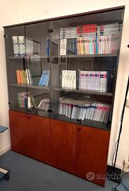 Libreria / Vetrina ufficio con ante in vetro