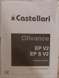 Rastrello elettrico raccogli olive castellari