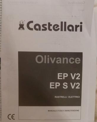 Rastrello elettrico raccogli olive castellari
