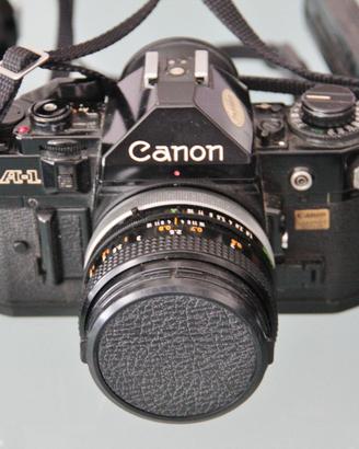 Fotocamera  Canon A-1 semiautomatica