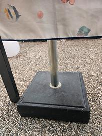 ombrellone 3x3 e base cemento 