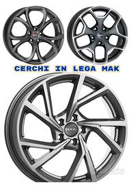 Cerchi in lega Mak per Alfa Romeo Chrysler Citroen