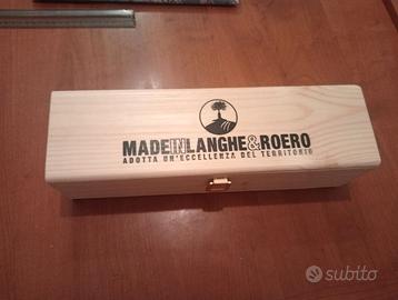 Cassetta in legno porta bottiglia