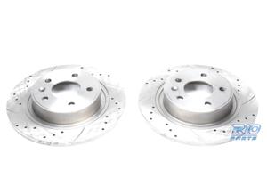 DISCHI FRENO FORATI E SCANALATI PER MERCEDES