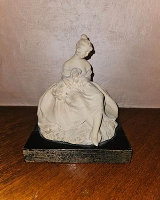 Statuina in terracotta antica firmata Cacciapuoti