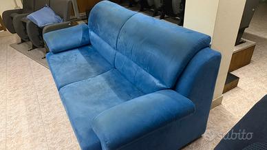Divano 3 posti blu