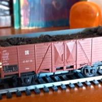 Piko Vagone Carro Merci con garitta pers. carbone