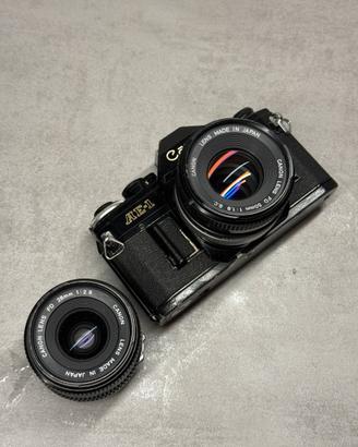 Canon AE-1 35mm + Obiettivi FD 28mm e 50mm